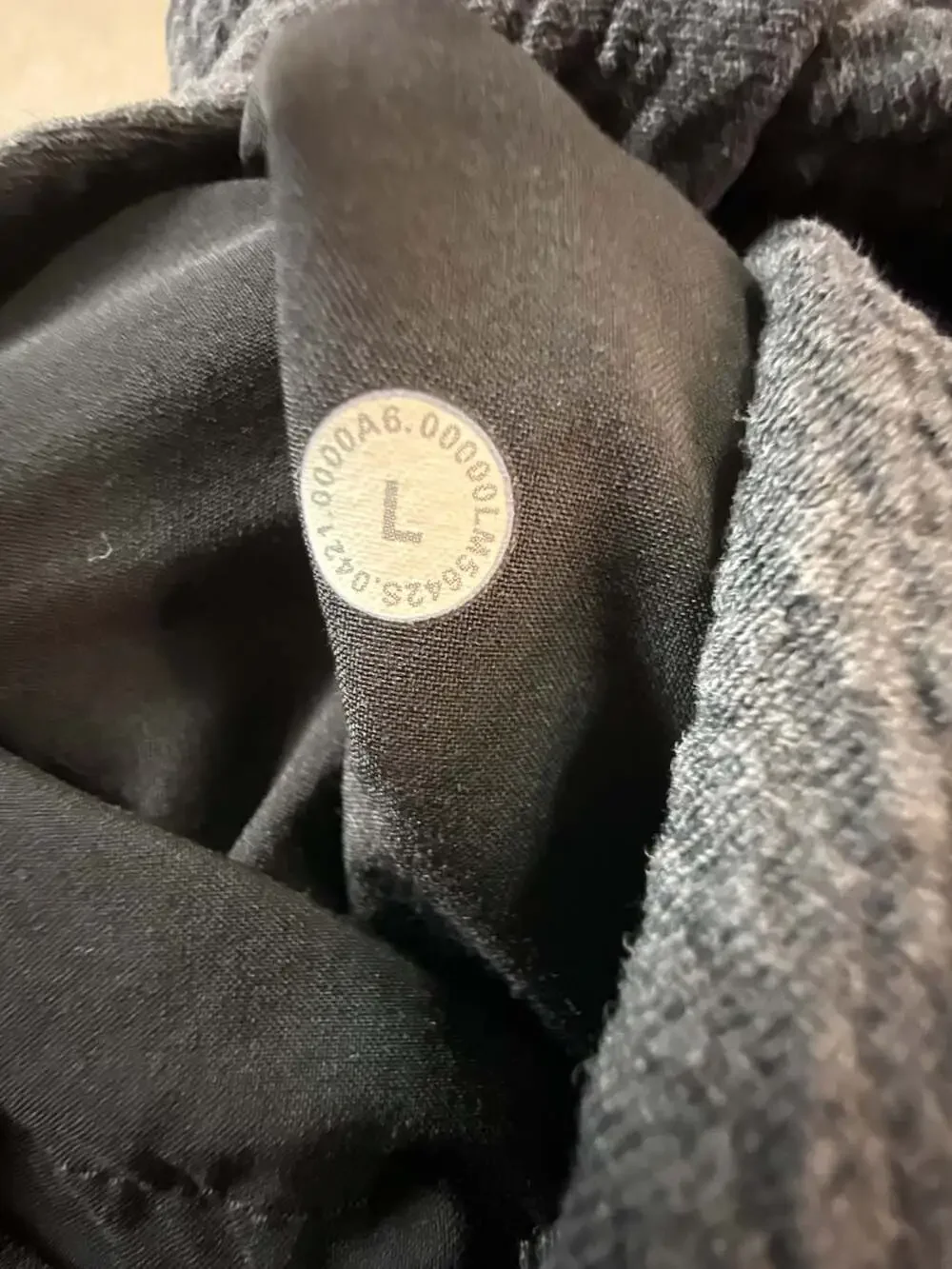 Lululemon Men's At Ease Textured Cotton-Blend Jogger Pants large